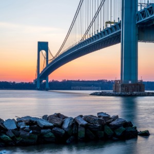 Staten Island New York at Sunset